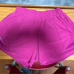 lululemon athletica Magenta Athletic Shorts